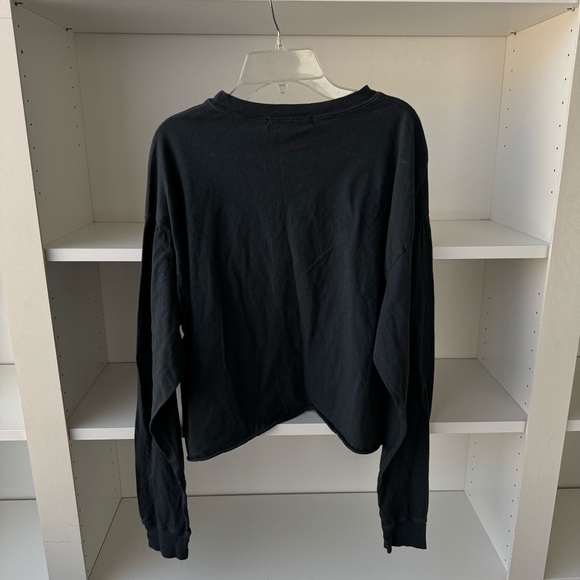 DAYDREAMER AC/DC Crop Graphic Sweatshirt - Picture 8 of 9